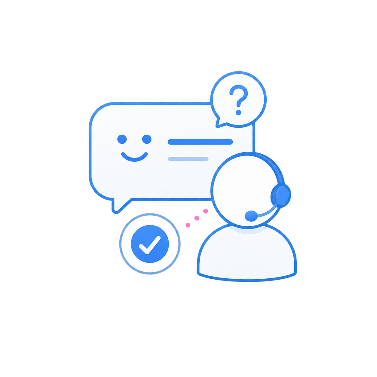 相談対応を表すイラスト